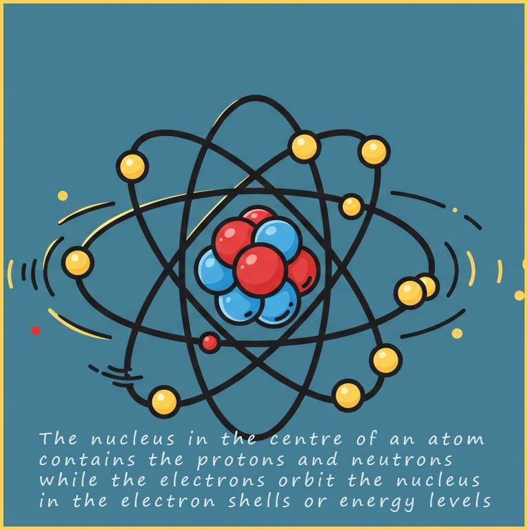 Image to show the structure of an atom